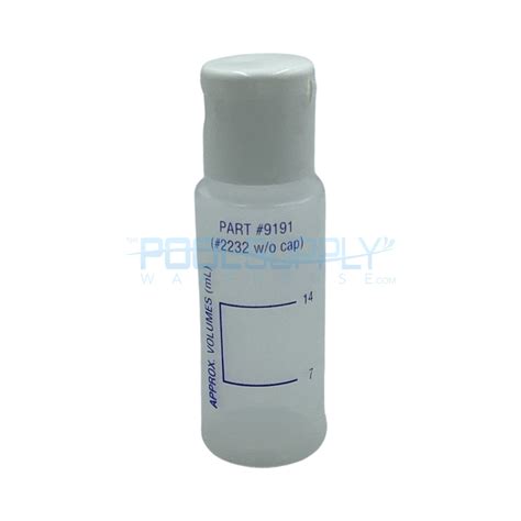 cyanuric acid test bottle 2232|Bottle, Calibrated (7 & 14 mL), .75 oz w/ dispenser .